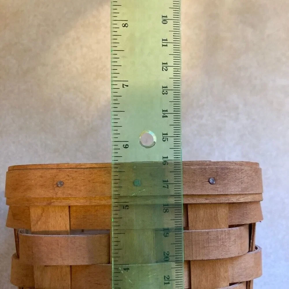 Longaberger Small Spoon Basket 1992 5x5x5.5 Handwoven in USA‎